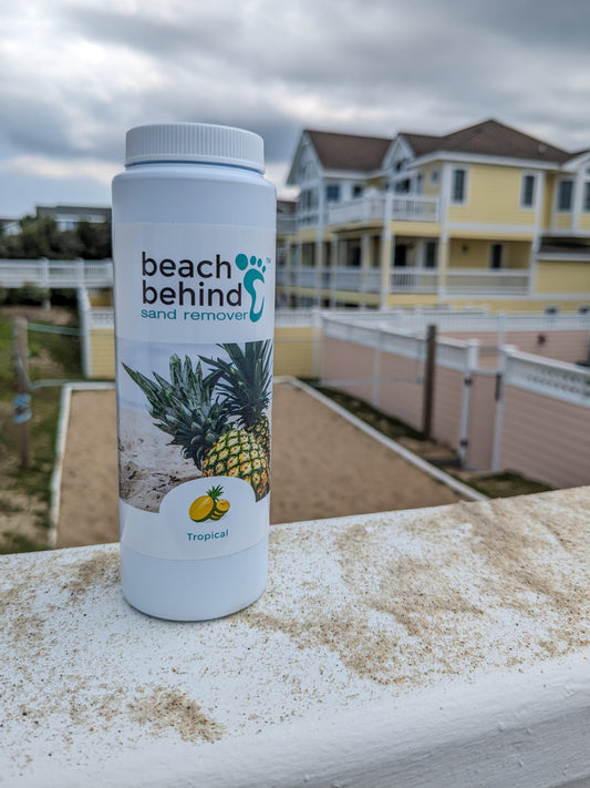 Sand remover that smells like a tropical island drink